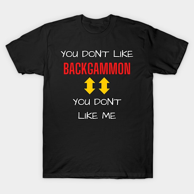 Backgammon T-Shirt by Mdath